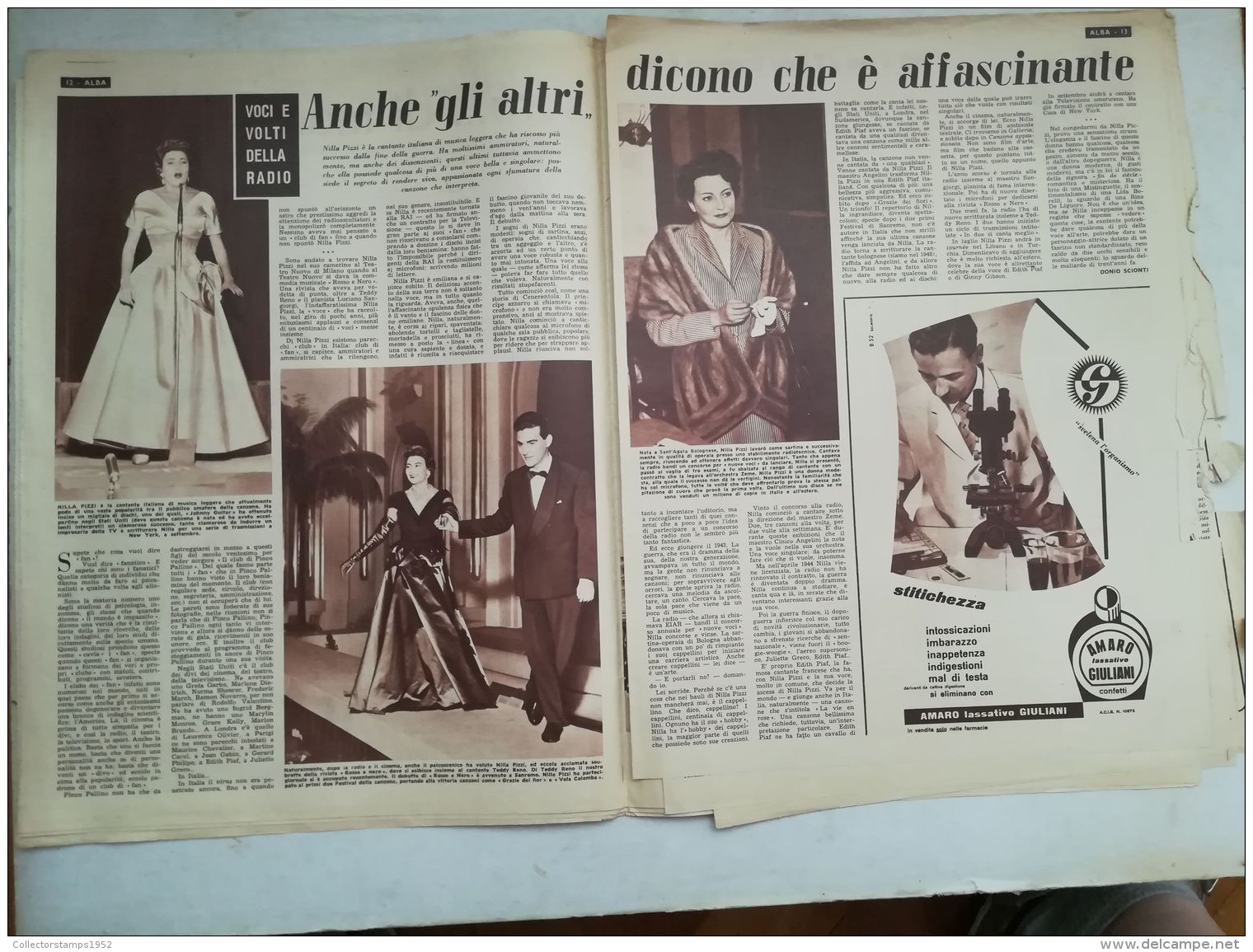 6900FM- ALBA WOMEN NEWSPAPER, FASHION, NEWS, GOSSIPS, 1955, ITALY - Mode