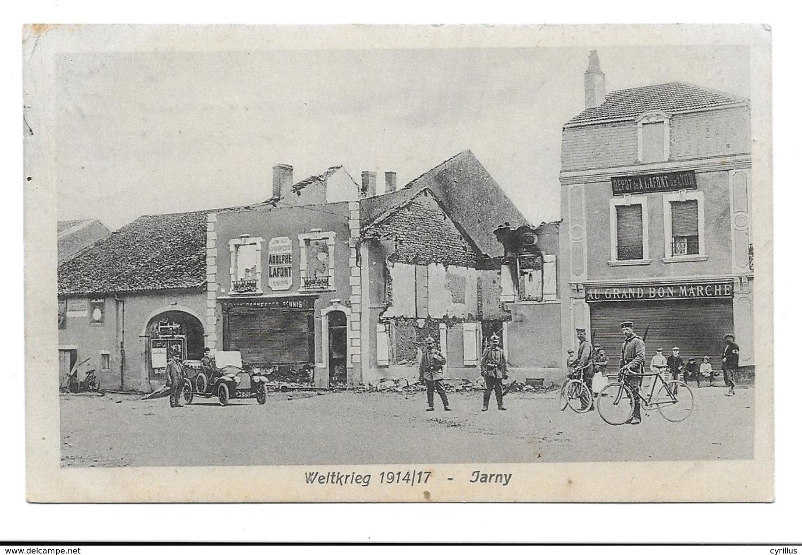 54 - JARNY - WELTKRIEG 1914/17 - AU GRAND BON MARCHE - Jarny