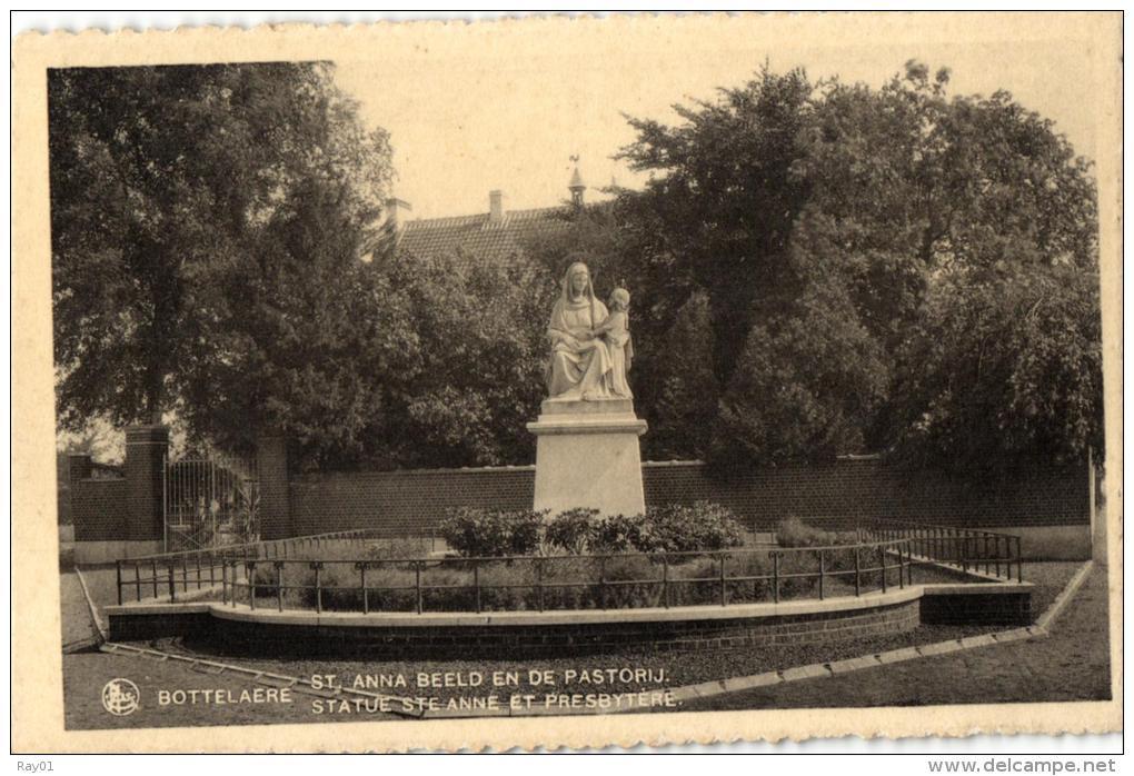 BELGIQUE - FLANDRE ORIENTALE - MERELBEKE - BOTTELARE - BOTTELAERE - St Anna Beeld En De Pastorij . - Merelbeke