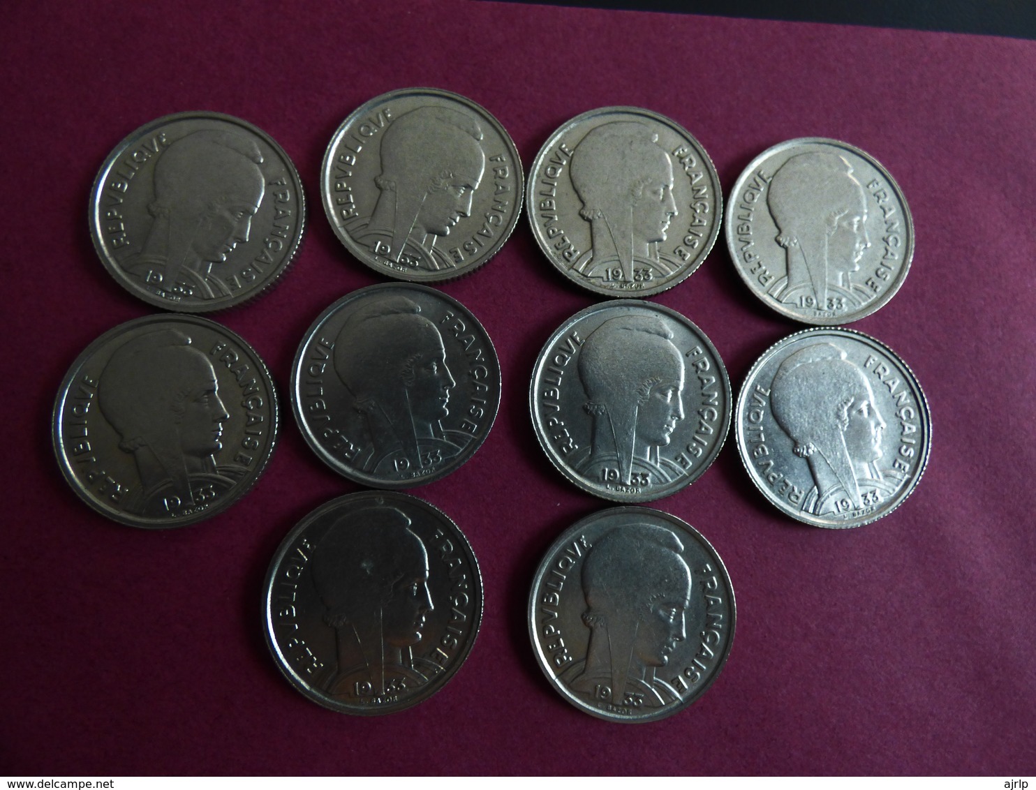 Lot 10 Pieces De 5 Francs - Kiloware - Münzen
