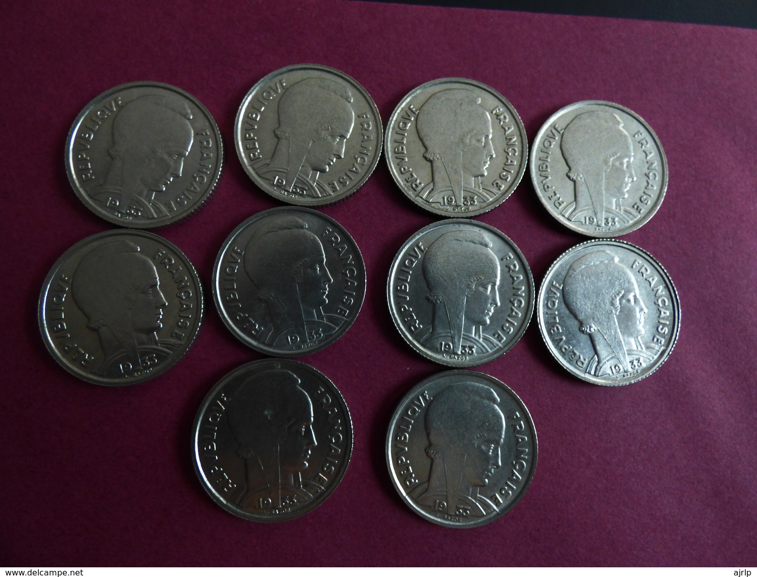 Lot 10 Pieces De 5 Francs - Vrac - Monnaies