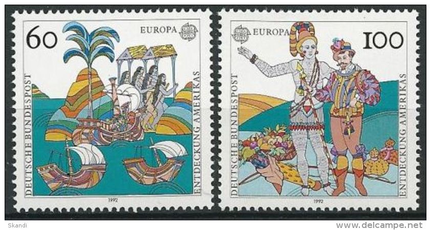 DEUTSCHLAND 1992 Mi-Nr. 1608/09 ** MNH - CEPT - 1992