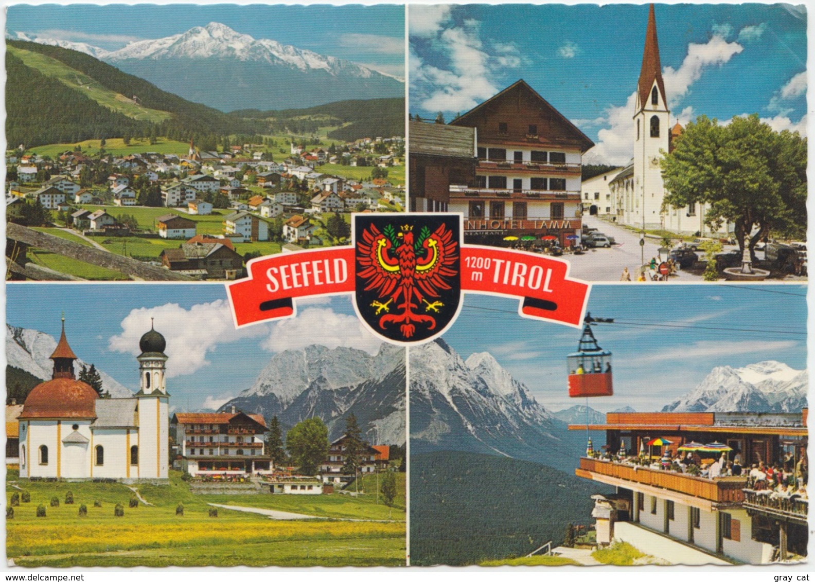 SEEFELD, 1200 M, TIROL, Austria, 1972 Used Postcard [21843] - Seefeld