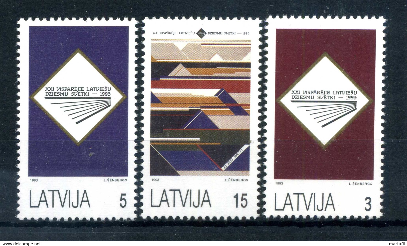 1993 LETTONIA SET MNH ** - Lettonia