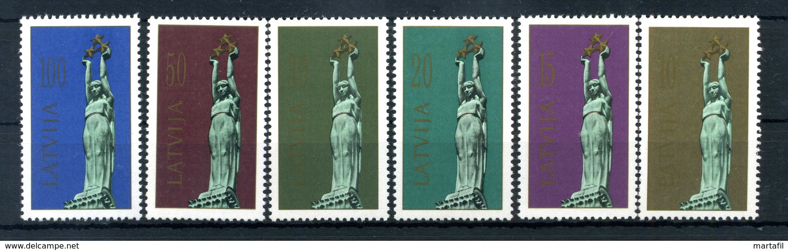 1991 LETTONIA SET MNH ** - Lettonia