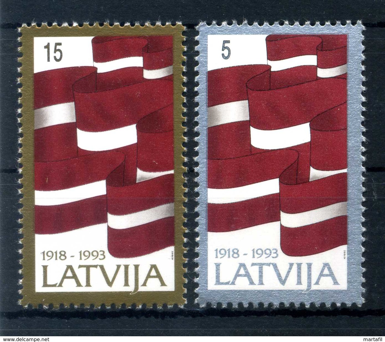 1993 LETTONIA SET MNH ** - Lettonia