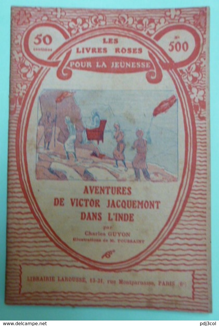 AVENTURES DE VICTOR JACQUEMONT DANS L'INDE Par Charles GUYON - Collection Les Livres Roses Pour La Jeunesse - N°500 - Other & Unclassified