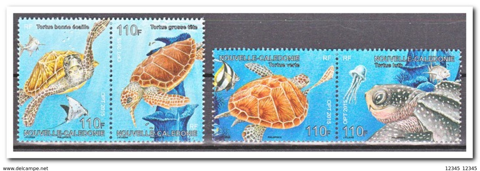 Nieuw Caledonië 2015, Postfris MNH, Turtles, Sealife - Ongebruikt