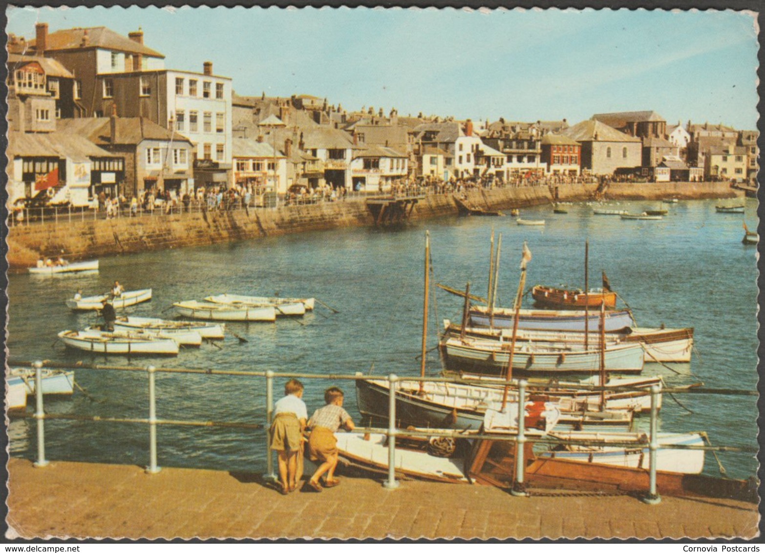 St Ives Harbour, Cornwall, 1961 - Jarrold Postcard - St.Ives