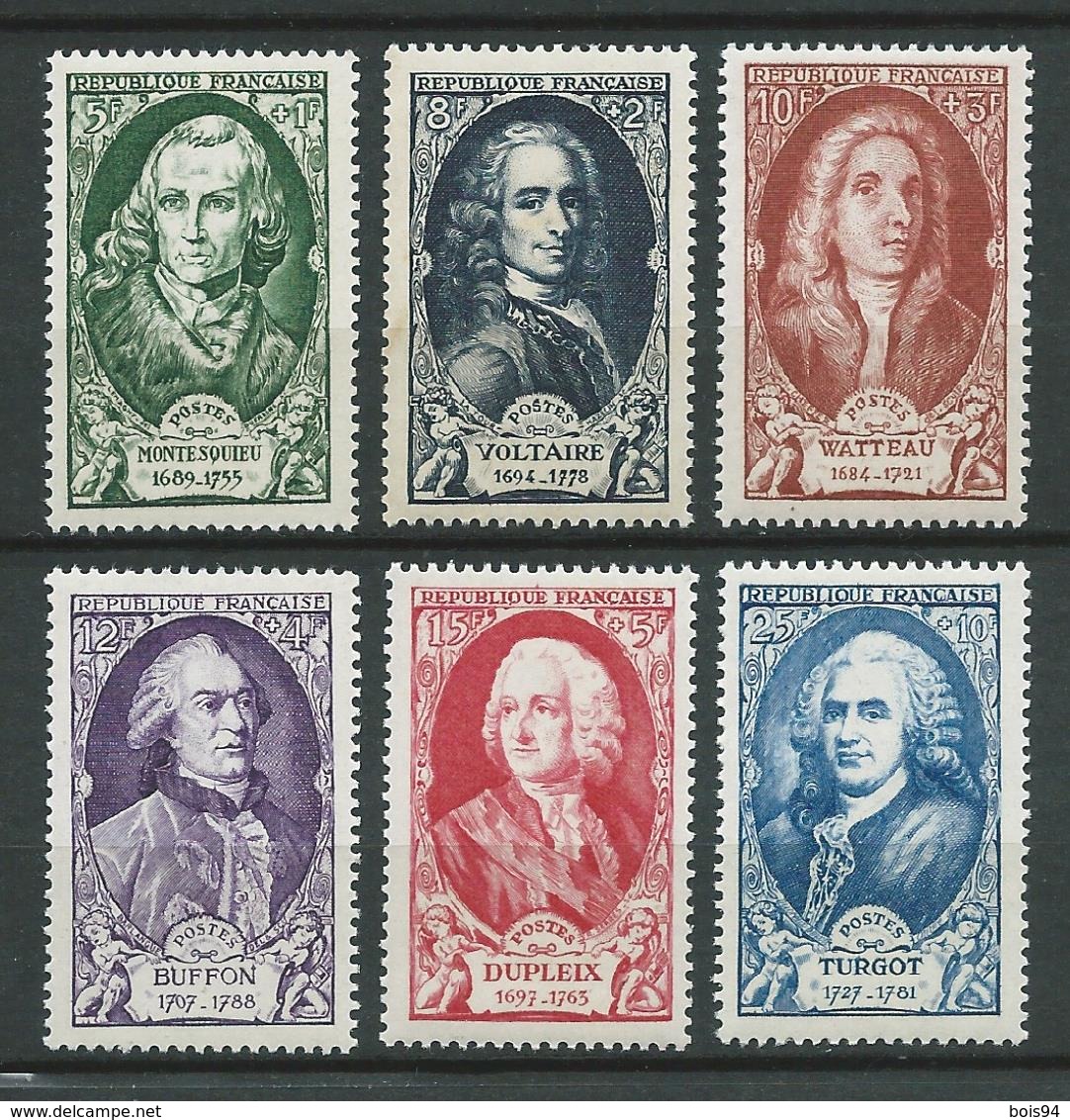 FRANCE 1949 . Série N°s 853 à 858 . Neufs **  (MNH) - Unused Stamps