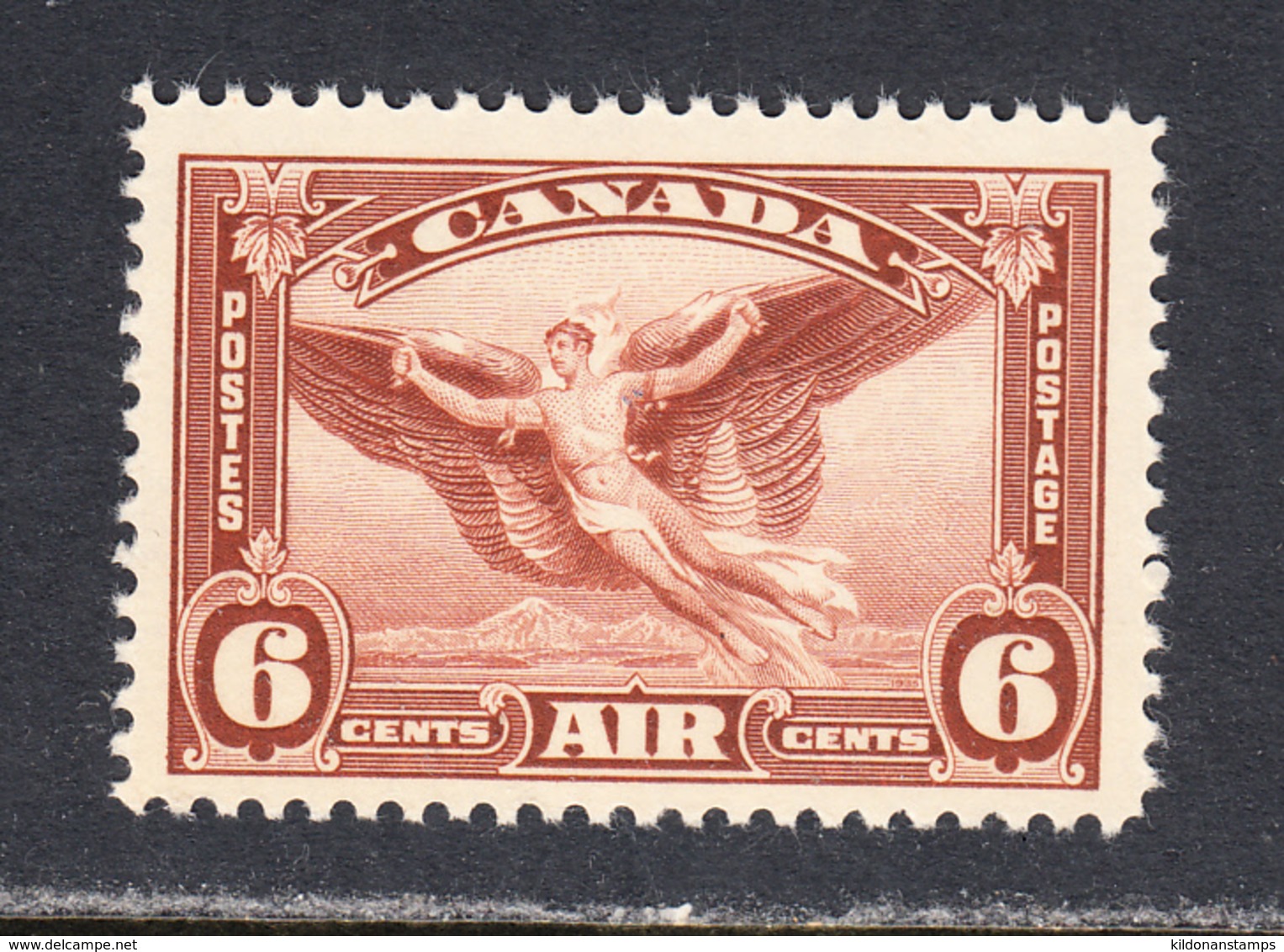 Canada 1935 Air Mail, Mint No Hinge, Sc# C5, SG 355 - Luftpost