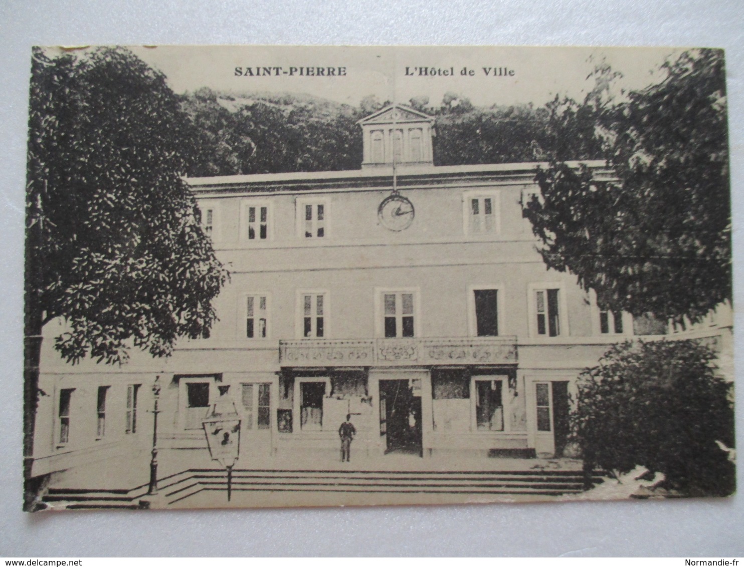 CPA CPSM V1910 CP ILE DE LA MARTINIQUE SAINT-PIERRE L' HOTEL DE VILLE TBE - Autres & Non Classés