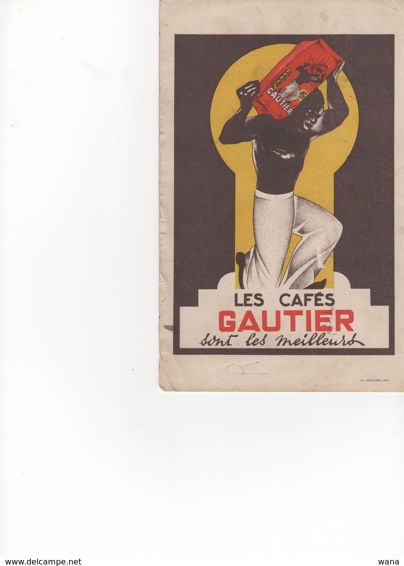 Buvard Cafés GAUTIER - Café & Thé