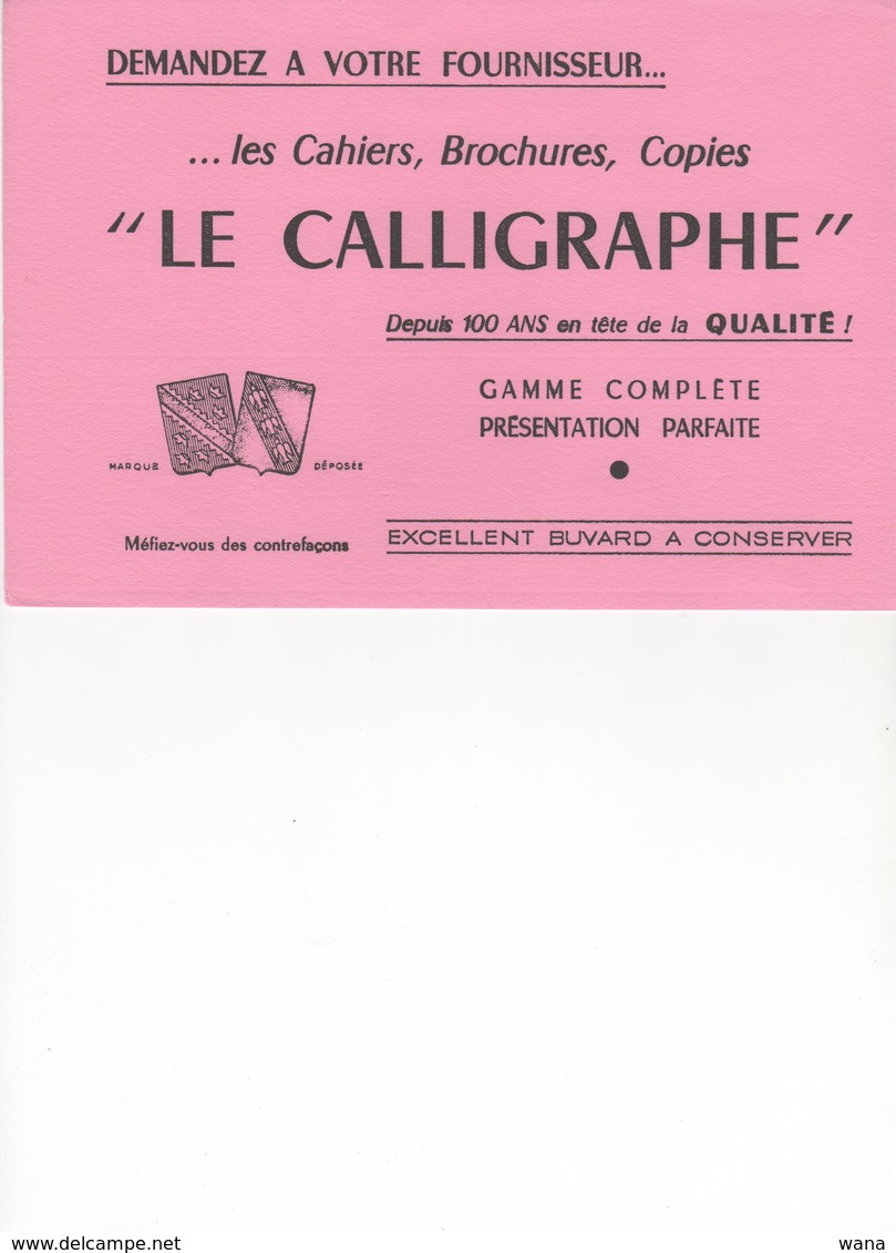 Buvard Le Calligraphe - Papeterie