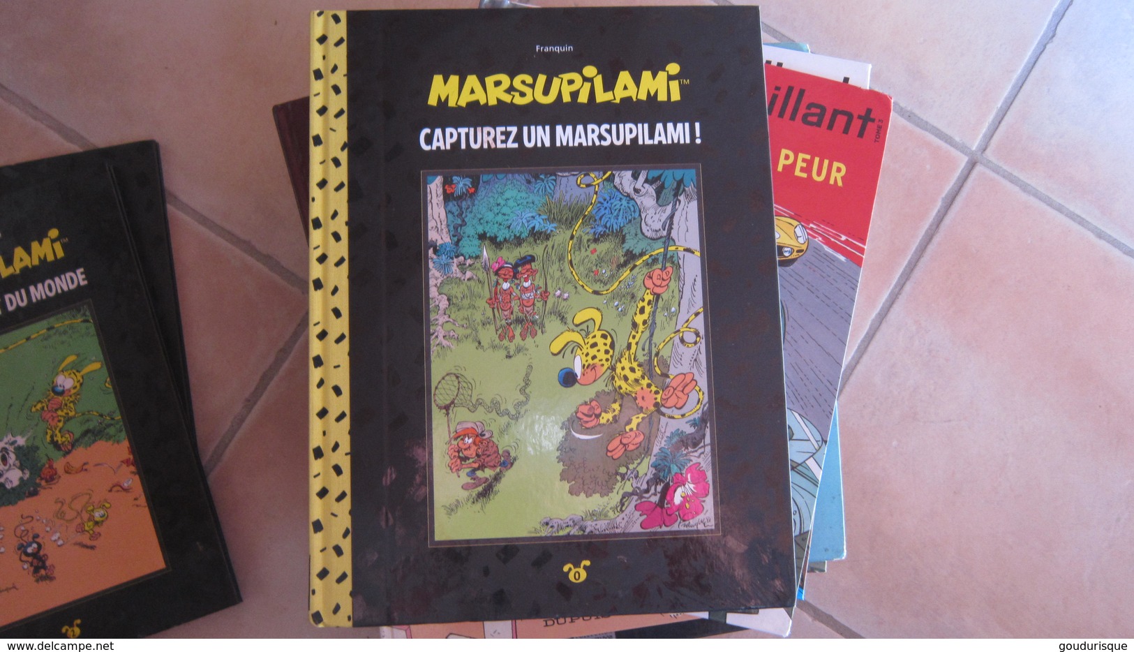 Marsupilami T0 CAPTUREZ UN MARSUPILAMI  DOS TOILE     FRANQUIN/BATEM/YANN  HACHETTE - Marsupilami