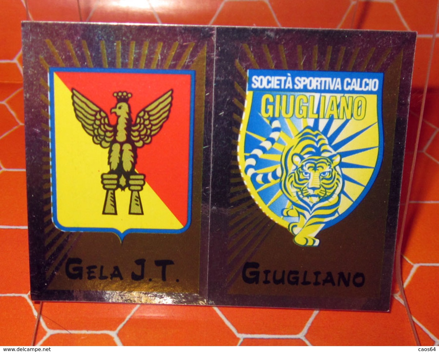 CALCIATORI 2002-2003 N. 696 GELA - GIUGLIANO  NEW NUOVA CON VELINA - Edizione Italiana