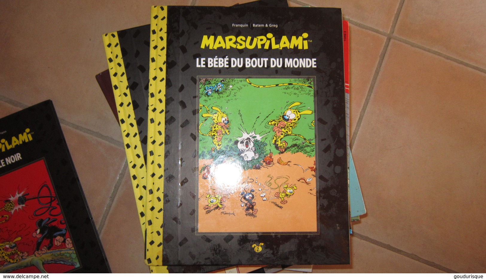 Marsupilami T2 LE BEBE DU BOUT DU MONDE  DOS TOILE     FRANQUIN/BATEM/YANN  HACHETTE - Marsupilami