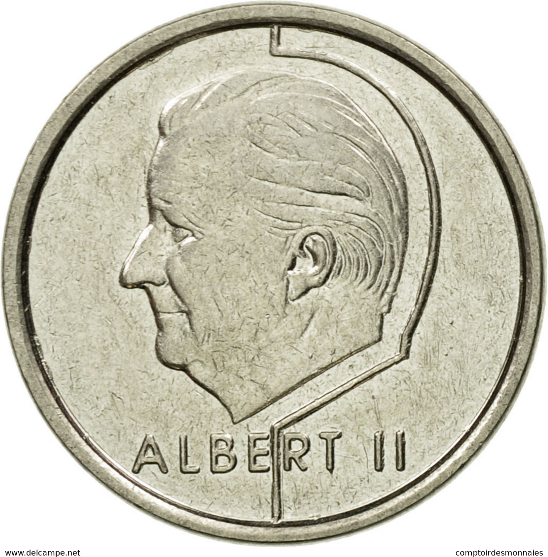 Monnaie, Belgique, Albert II, Franc, 1997, TTB, Nickel Plated Iron, KM:188 - 1 Frank