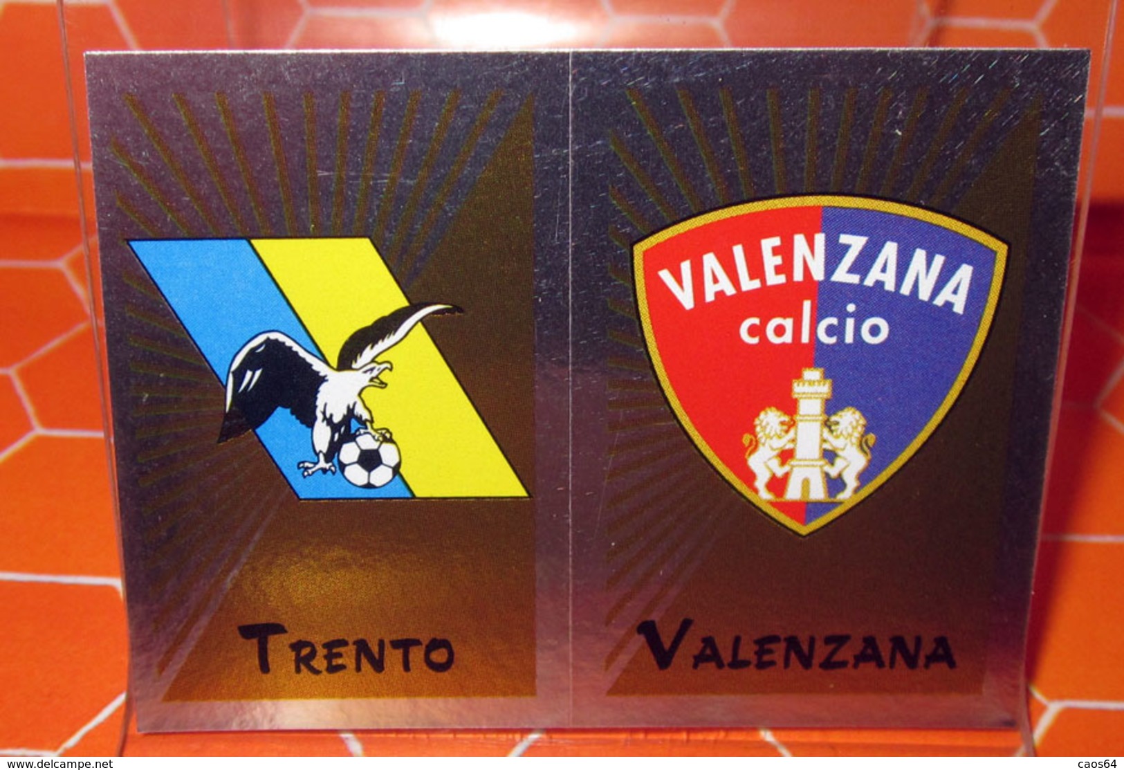 CALCIATORI 2002-2003 N. 683 TRENTO - VALENZANA  NEW NUOVA CON VELINA - Edizione Italiana