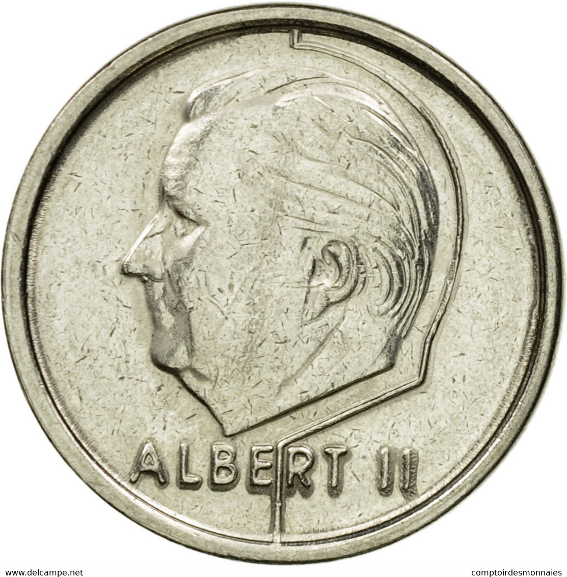 Monnaie, Belgique, Albert II, Franc, 1994, TTB, Nickel Plated Iron, KM:188 - 1 Franc