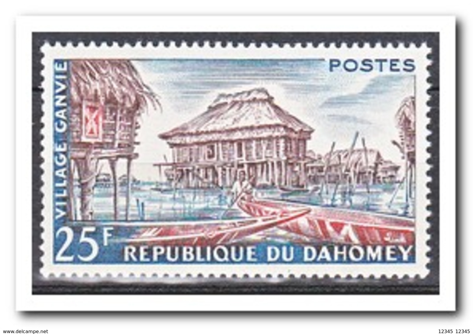 Dahomey 1960, Postfris MNH, Stilt Houses - Benin – Dahomey (1960-...)