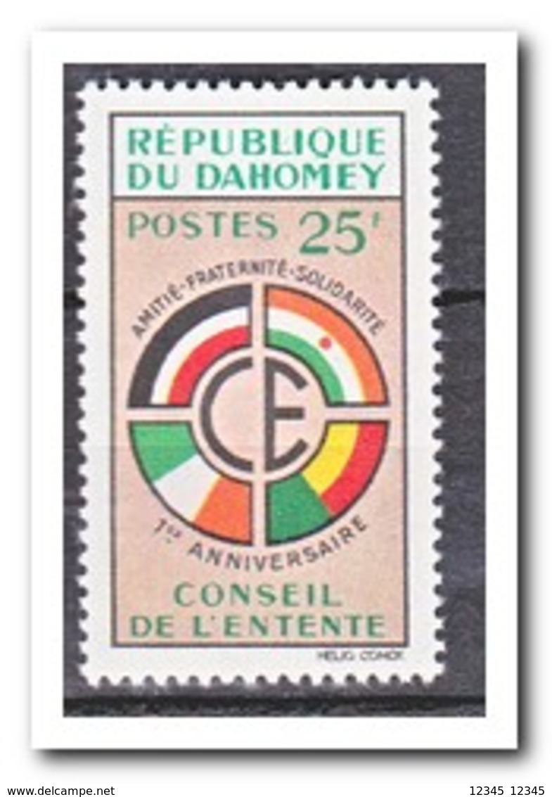 Dahomey 1960, Postfris MNH, 1st Anniversary Of The Council Of Entente West African Countries - Benin – Dahomey (1960-...)