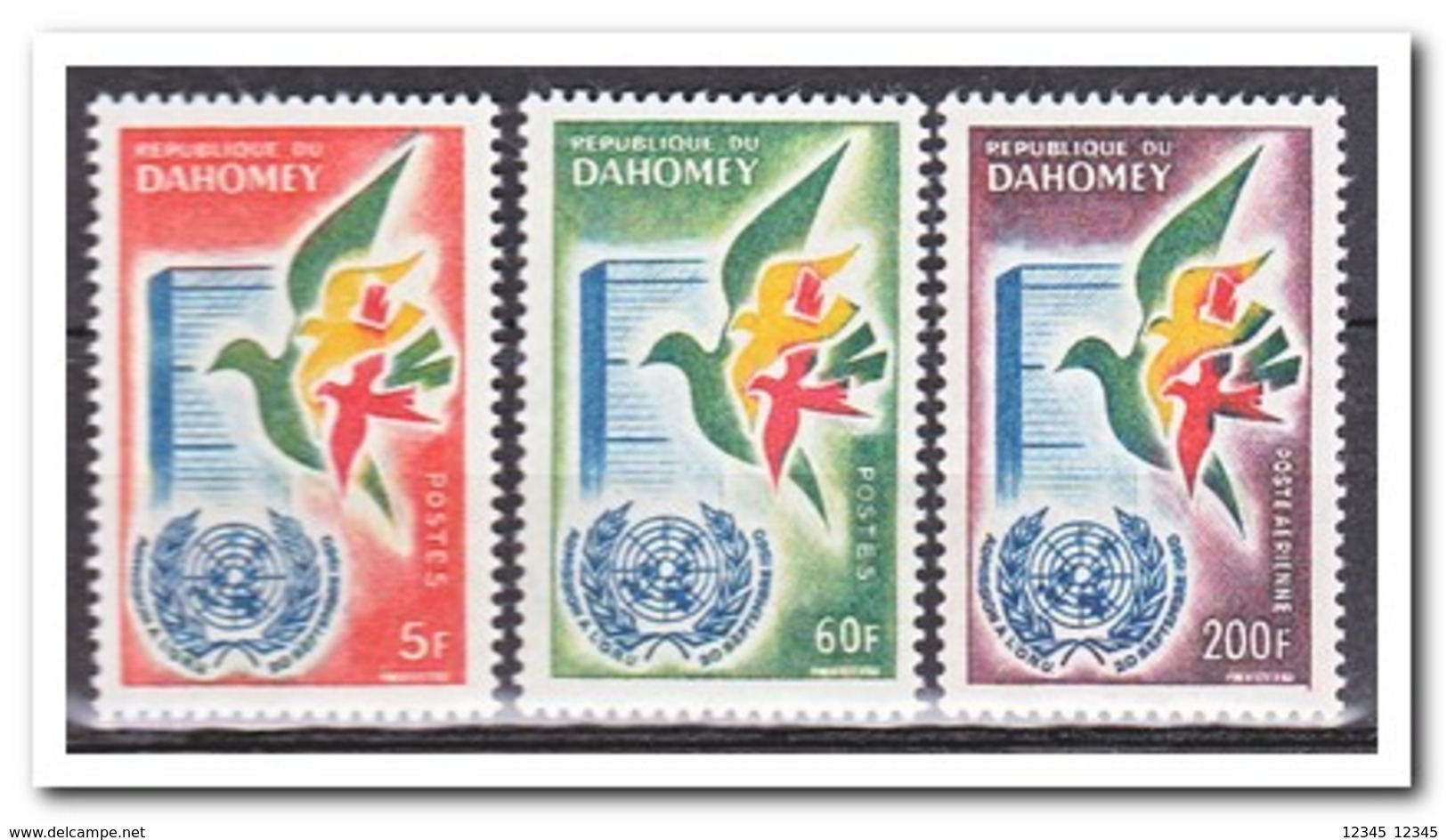 Dahomey 1961, Postfris MNH, Admission To The UN - Benin – Dahomey (1960-...)