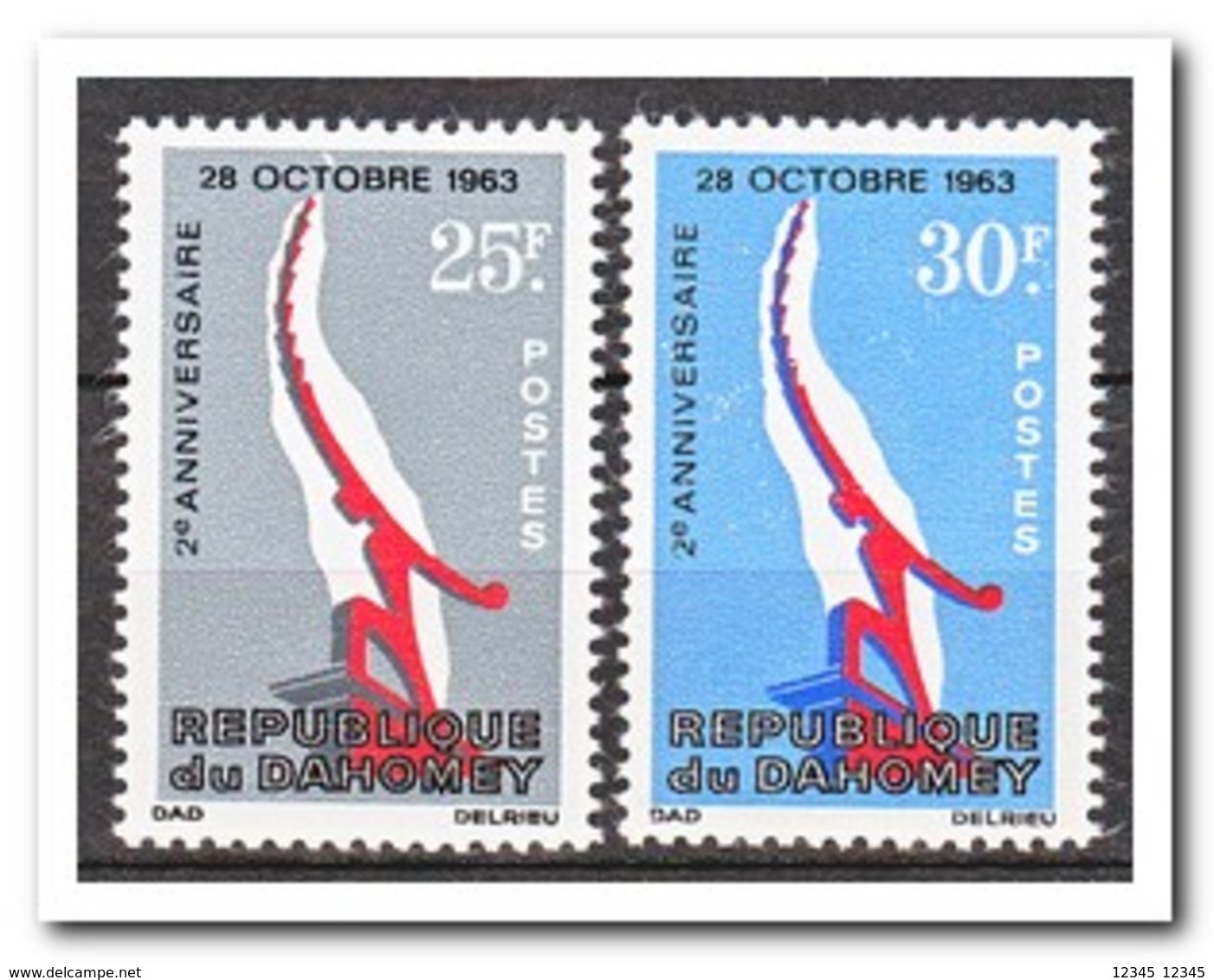 Dahomey 1965, Postfris MNH, 5 Years Of Independence - Benin – Dahomey (1960-...)