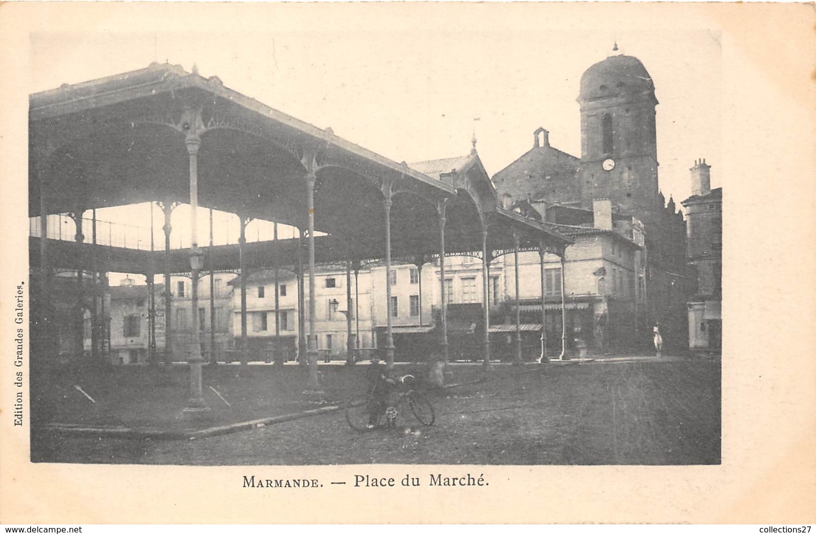 47-MARNANDE- PLACE DU MARCHE - Marmande
