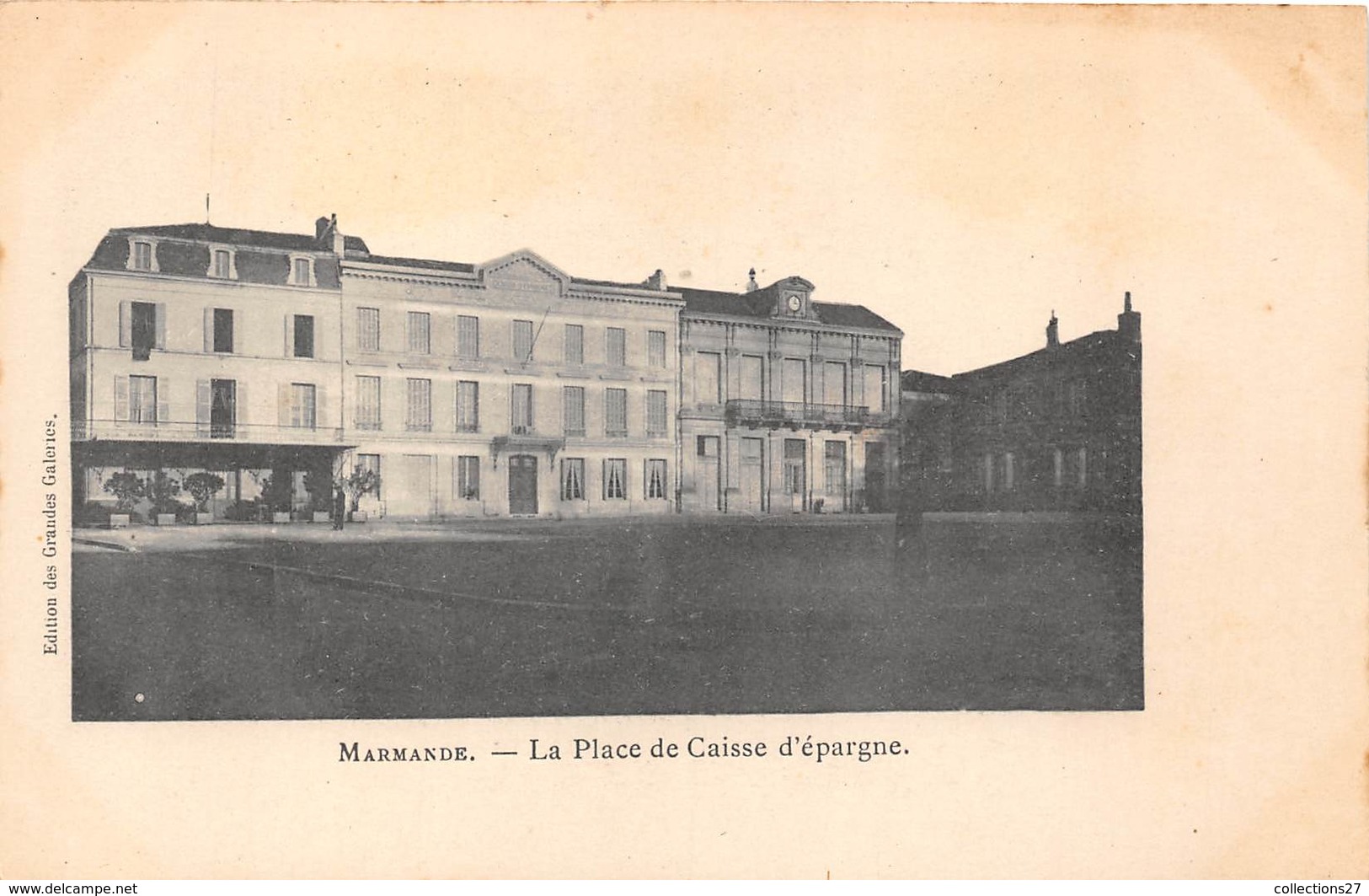 47-MARNANDE- PLACE DE LA CAISSE D'EPARGNE - Marmande