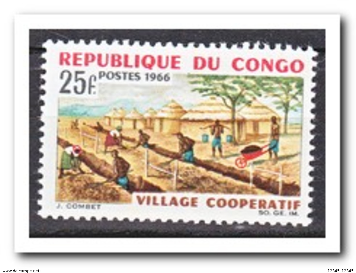 Congo 1966, Postfris MNH, Village Community Help - Ongebruikt