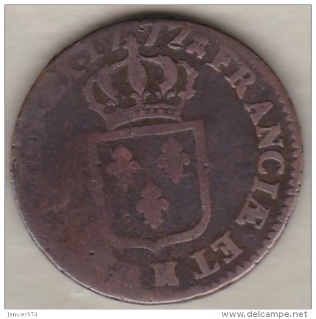 Sol 1777 H La Rochelle . Louis XVI - 1774-1791 Lodewijjk XVI