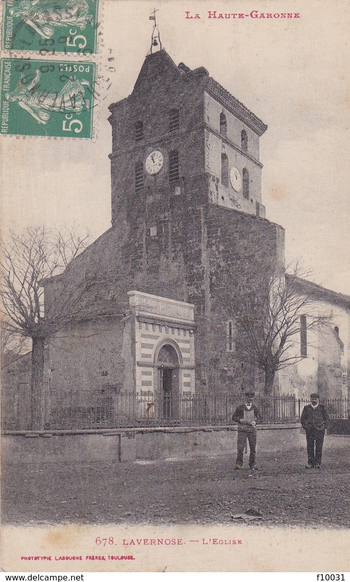 LAVERNOSE  L'Eglise - Toulouse