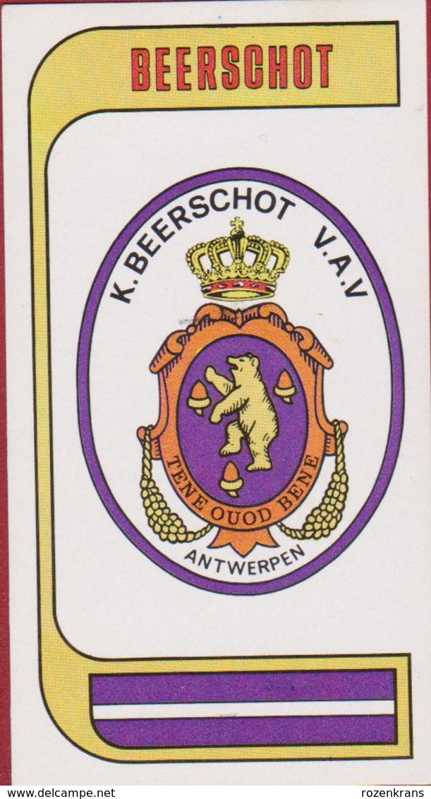 Panini Football 83 Voetbal Belgie Belgique 1983 Sticker K Beerschot Antwerpen VAV Nr 41 Logo - Deportes