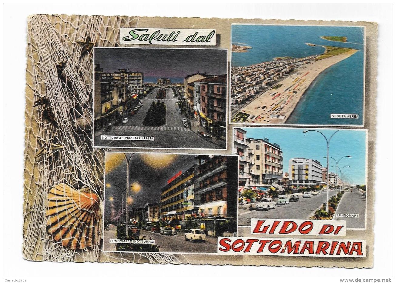 SALUTI DAL LIDO DI SOTTOMARINA  - VIAGGIATA FG - Rovigo