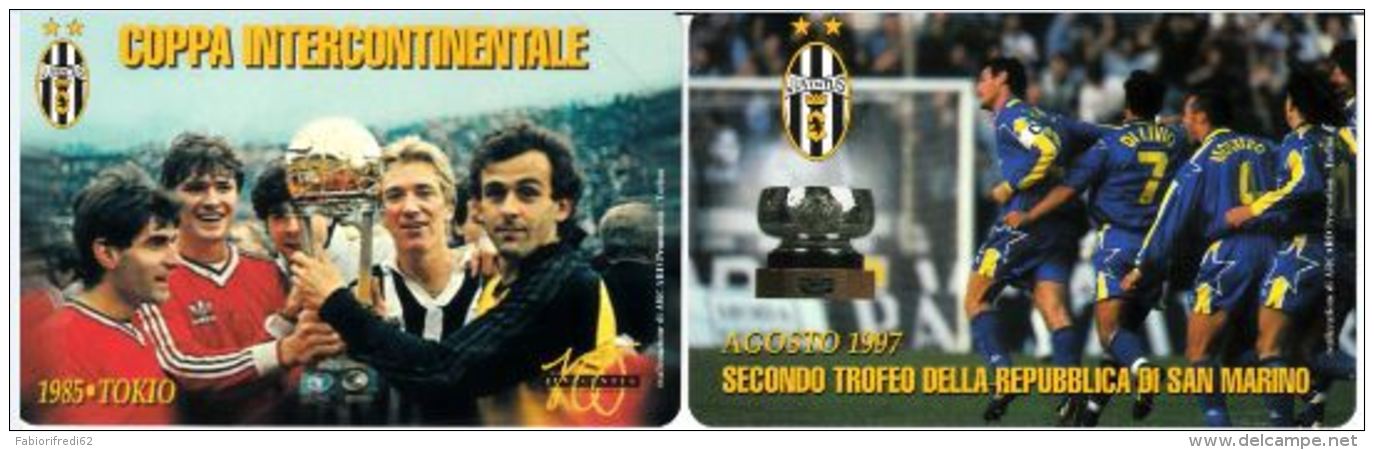 SERIE SCHEDE TELEFONICHE NUOVE RSM 19-20 100 ANNIVERSARIO JUVENTUS - San Marino