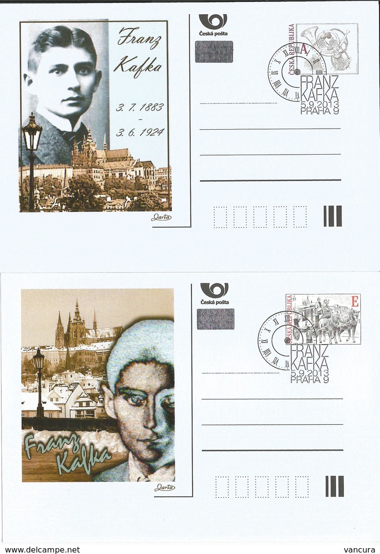CDV C Czech Republic Franz Kafka Anniversary 2013 - Escritores