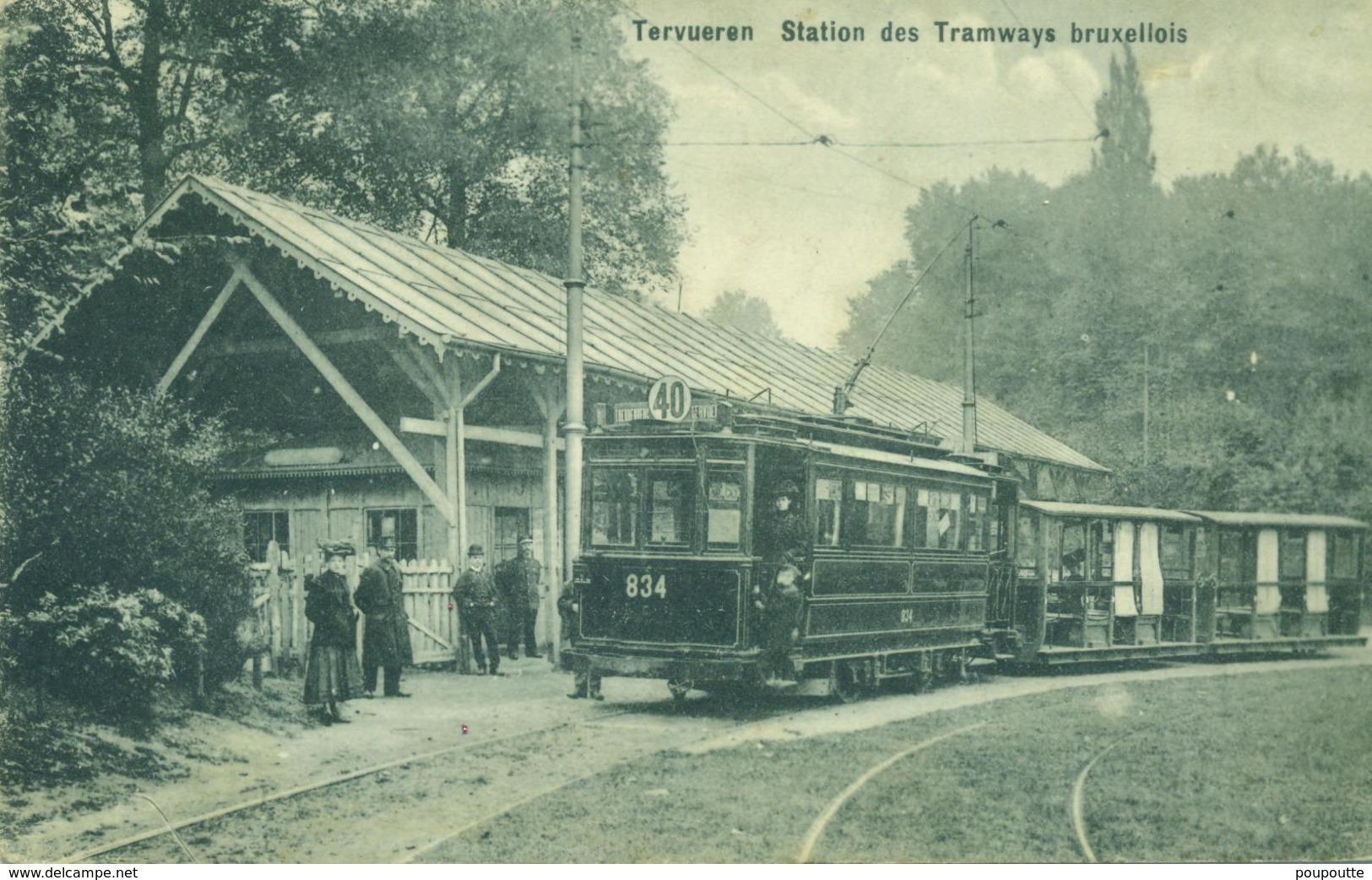 Tervuren. Station Des Tramways Bruxellois. - Tervuren