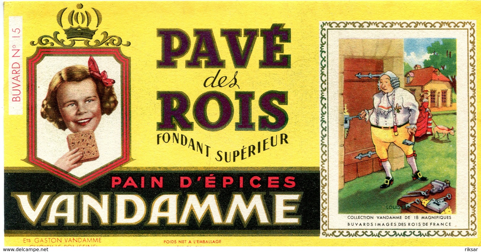 BUVARD(PAIN D EPICES VANDAMME) - Pain D'épices