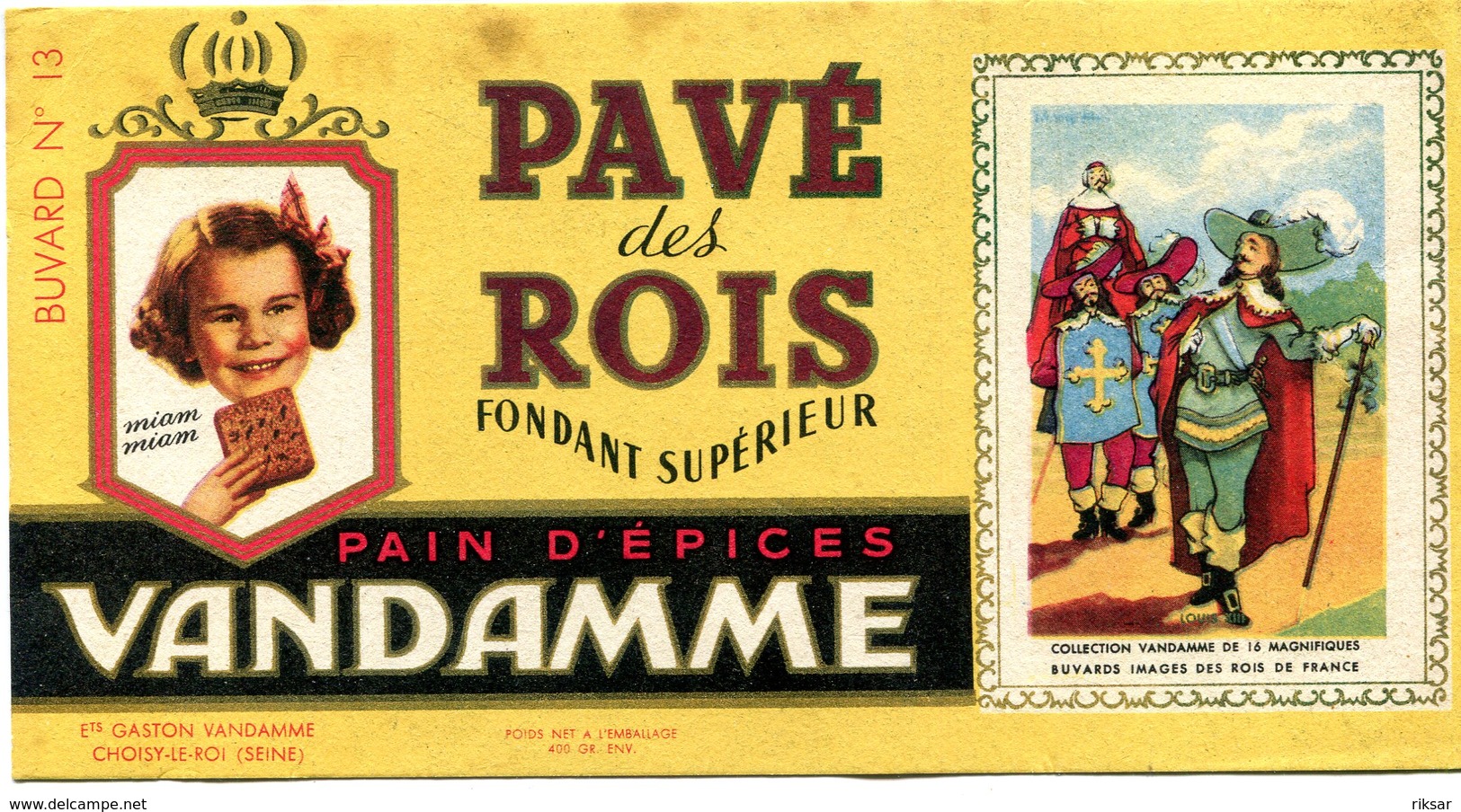 BUVARD(PAIN D EPICES VANDAMME) - Pain D'épices