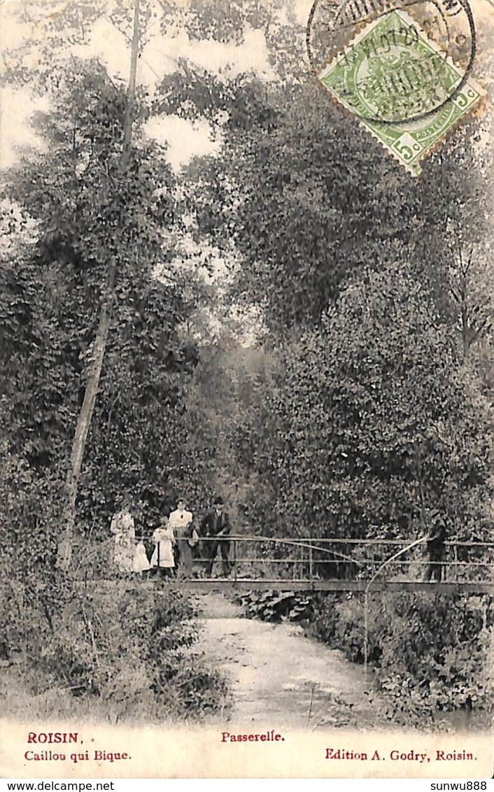 Roisin - Caillou Qui Bique - Passerelle (Edit. A Godry, Animée 1920) - Honnelles