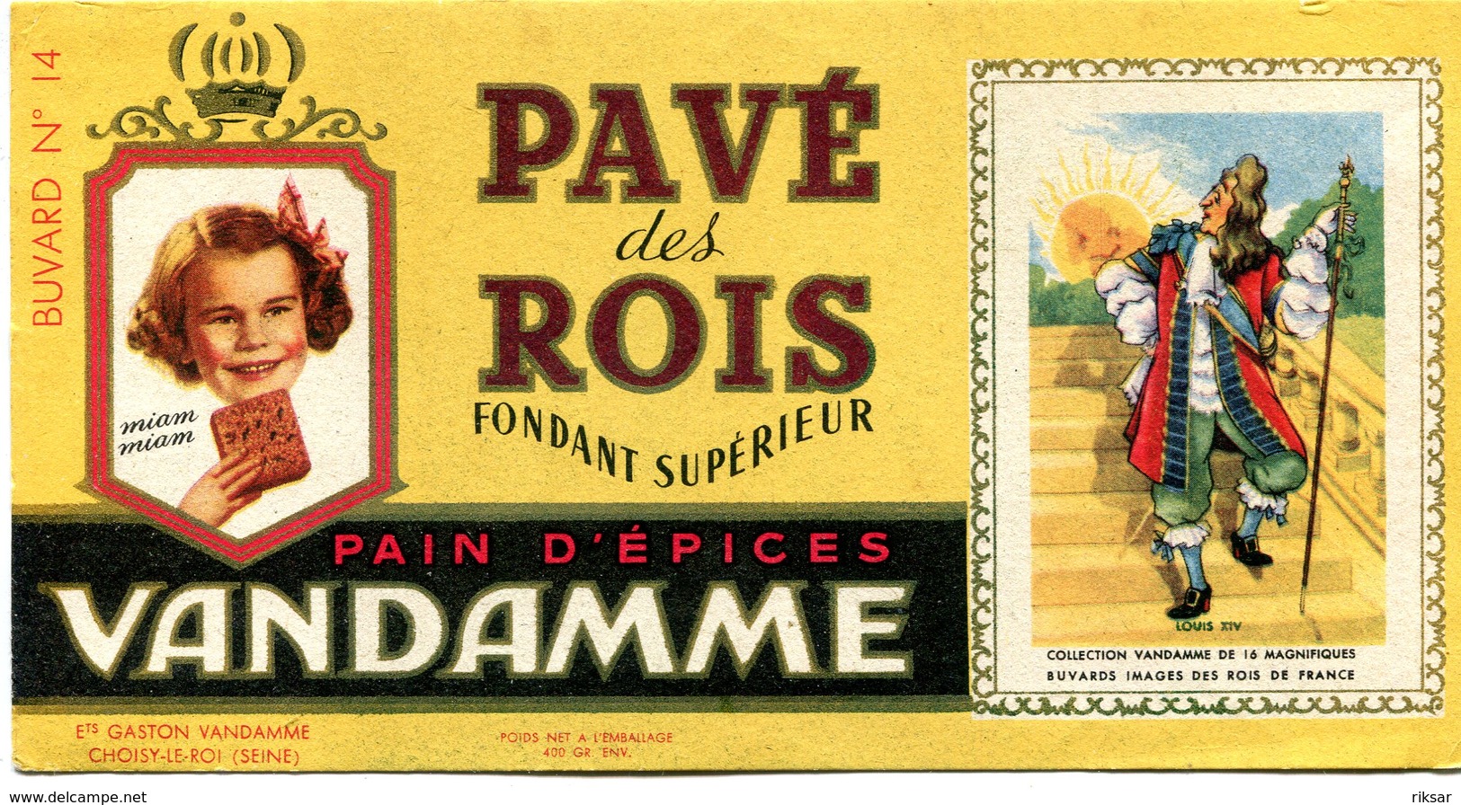 BUVARD(PAIN D EPICES VANDAMME) - Pain D'épices