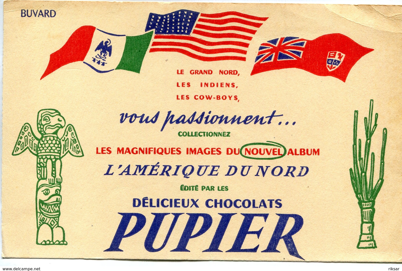 BUVARD(CHOCOLAT PUPIER) - Chocolat