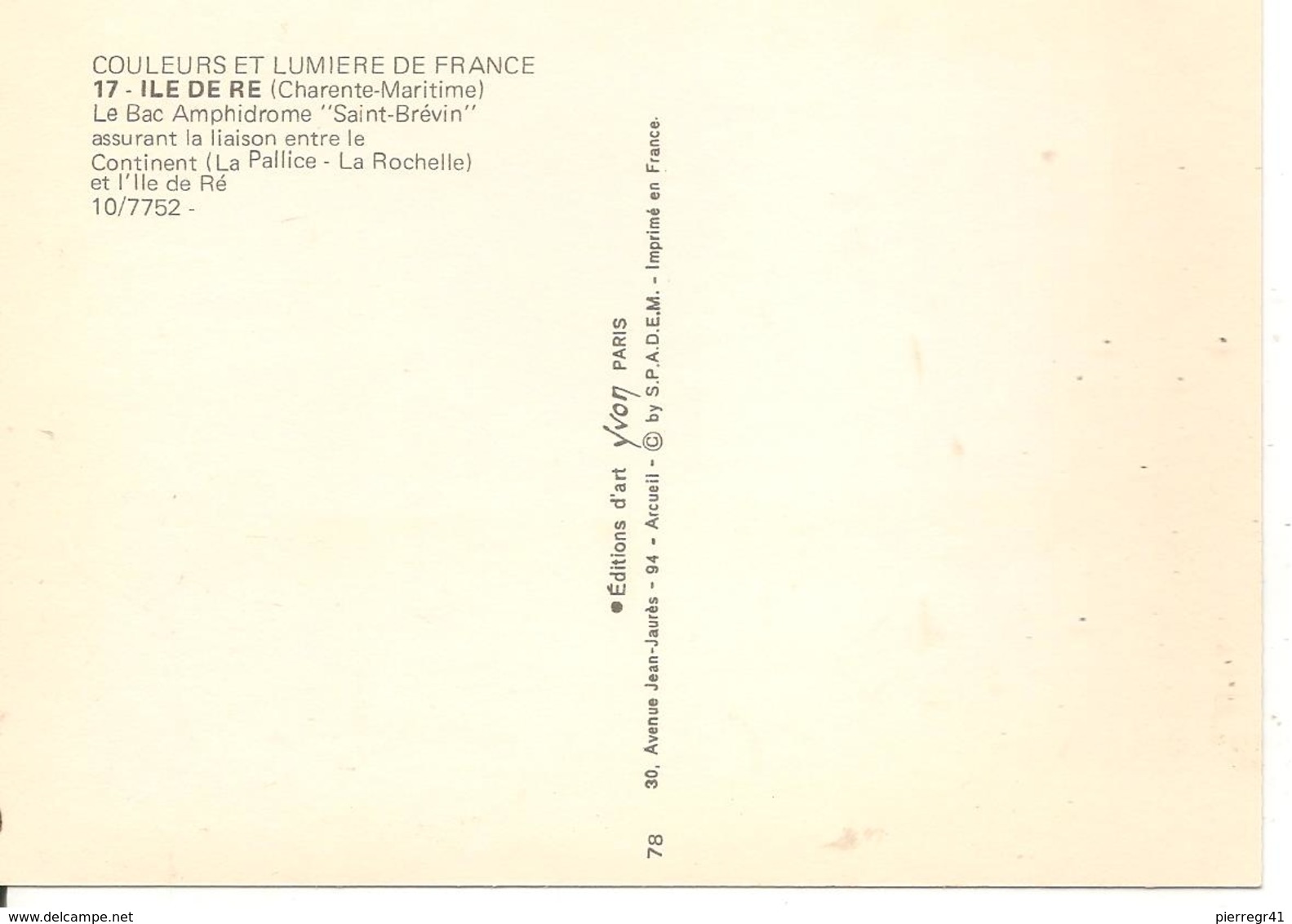 CPA-1980-17--BAC-SAINT GILDAS-ST NAZAIRE-Puis-DEVENU-BAC DE L ILE DE RE-/au Fond Le Mole D Escale Et Le Viaduc-TBE - Transbordadores