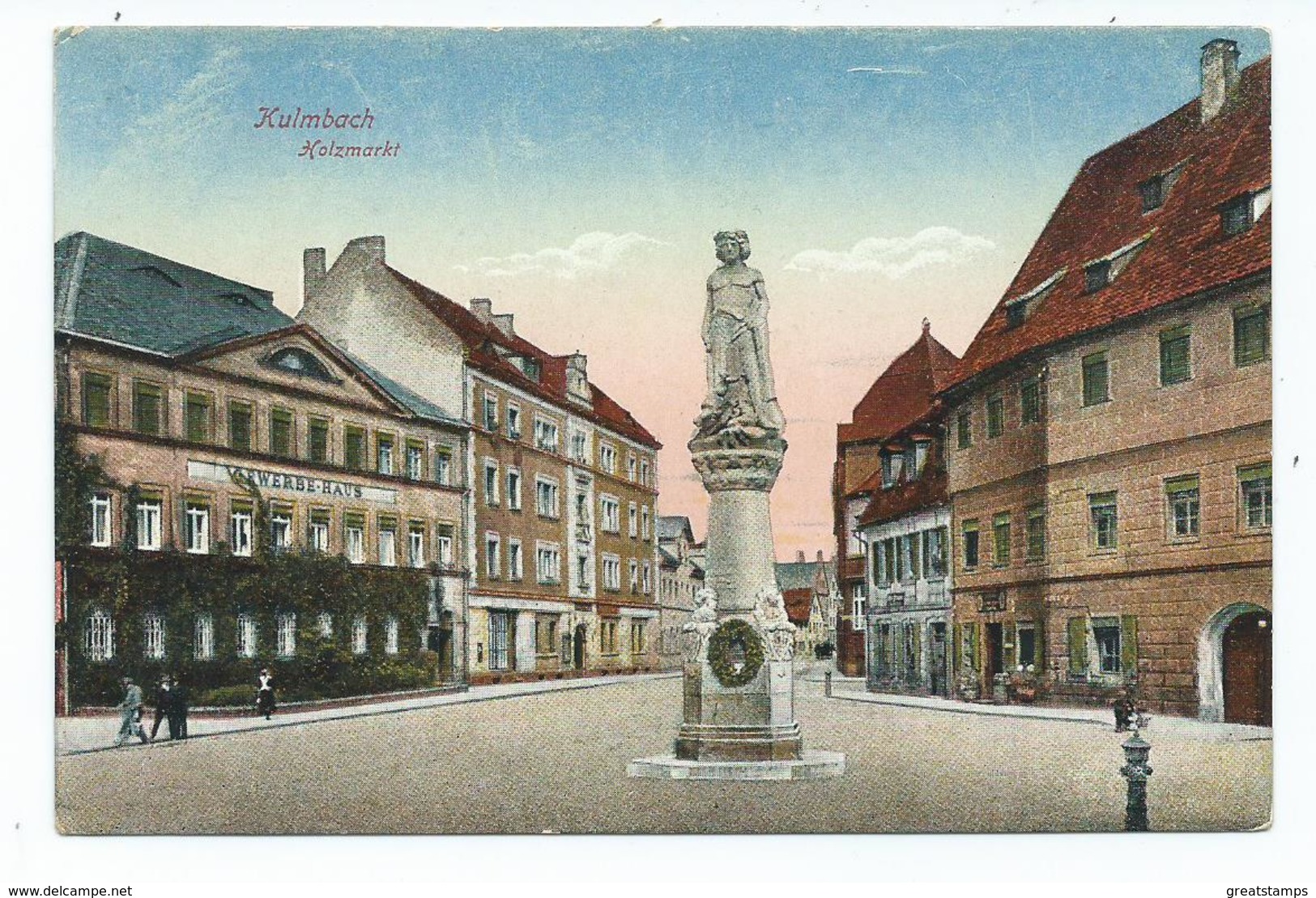 Postcard Germany Kulmbach Holzmarckt Unused - Kulmbach