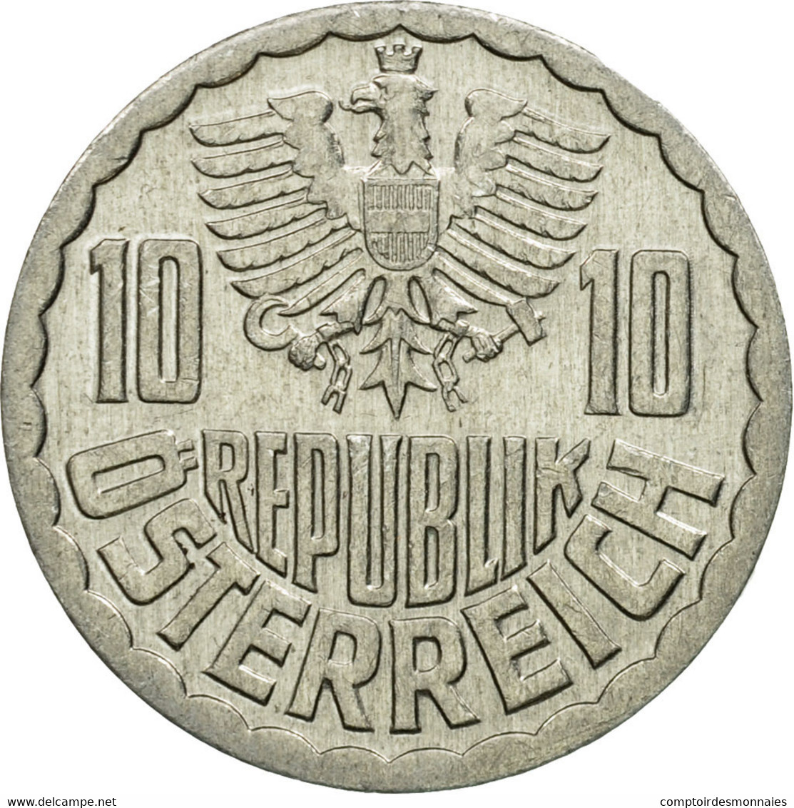 Monnaie, Autriche, 10 Groschen, 1984, Vienna, TTB, Aluminium, KM:2878 - Autriche