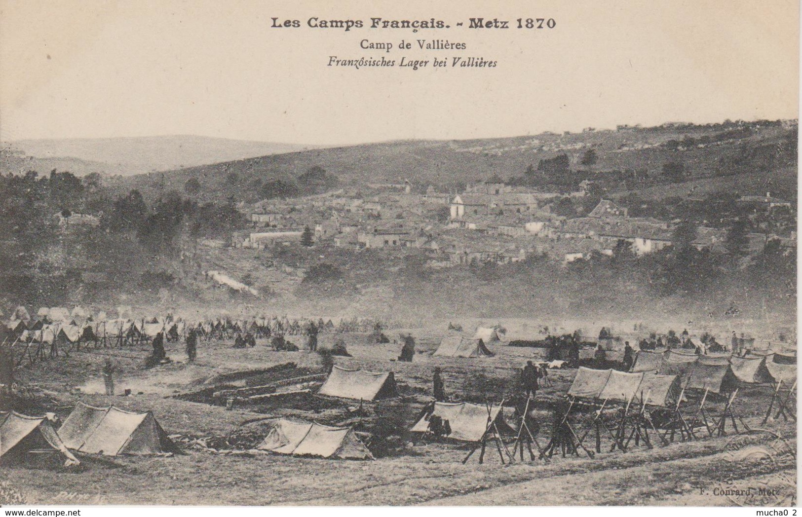 57 - METZ - CAMP DE VALLIERES EN 1870 - Metz