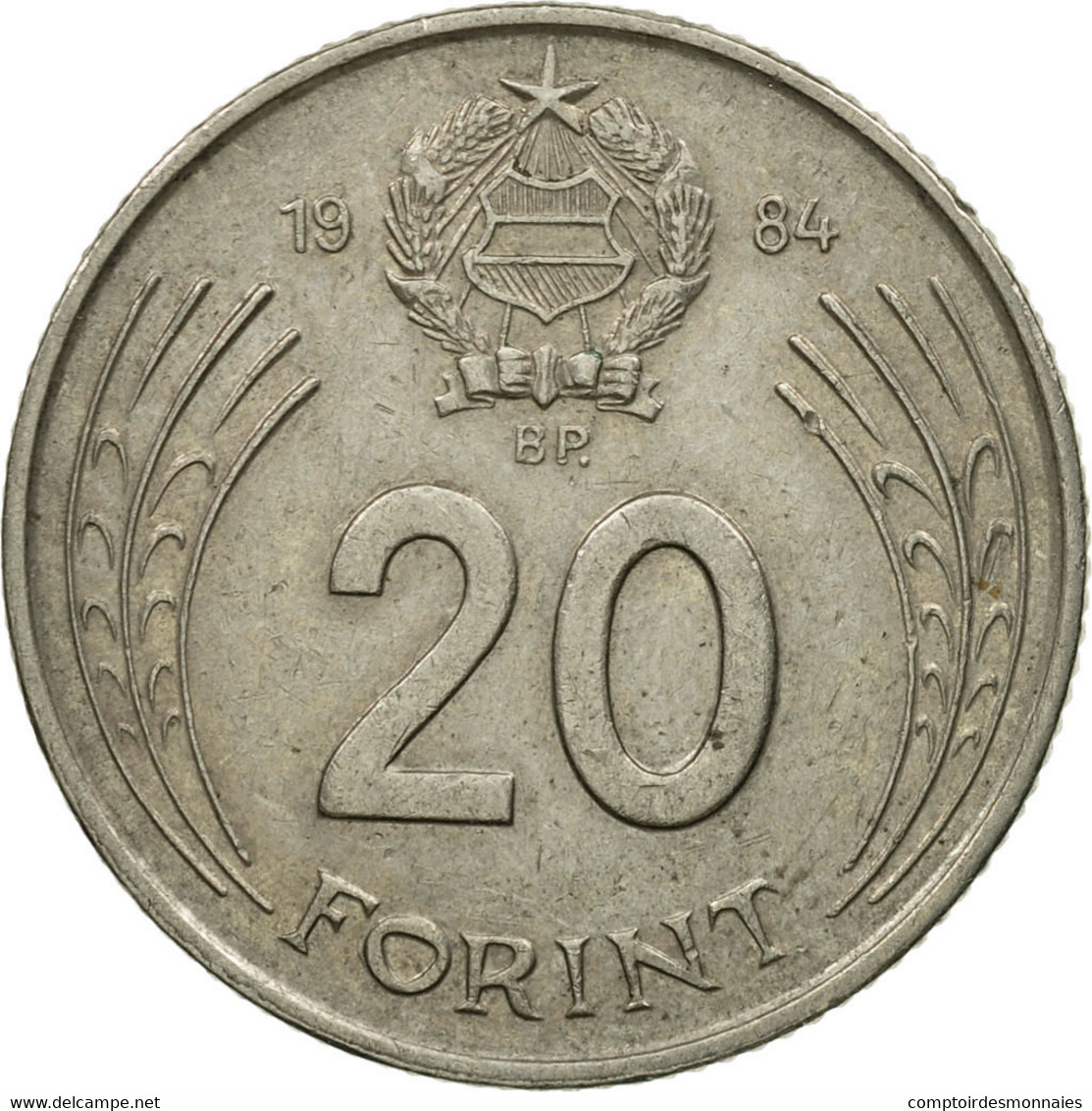 Monnaie, Hongrie, 20 Forint, 1984, TTB, Copper-nickel, KM:630 - Hungary