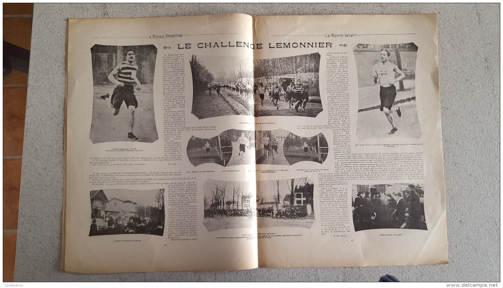 LA REVUE SPORTIVE JANVIER  1904  N°02  SPORT HIPPIQUE COTE D'AZUR ET  LE CHALLENGE LEMONNIER - Sport