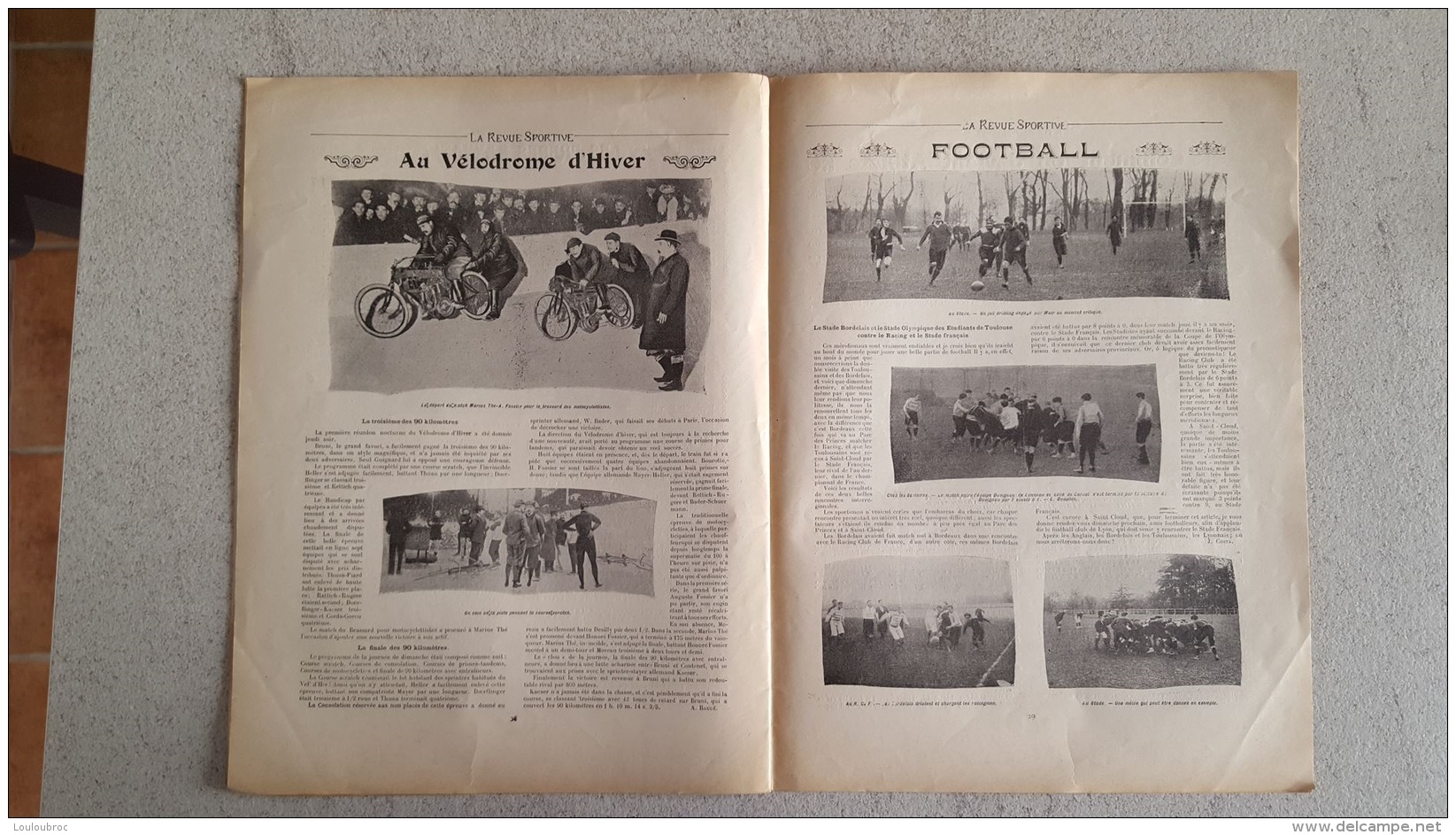 LA REVUE SPORTIVE JANVIER  1904  N°02  SPORT HIPPIQUE COTE D'AZUR ET  LE CHALLENGE LEMONNIER - Sport